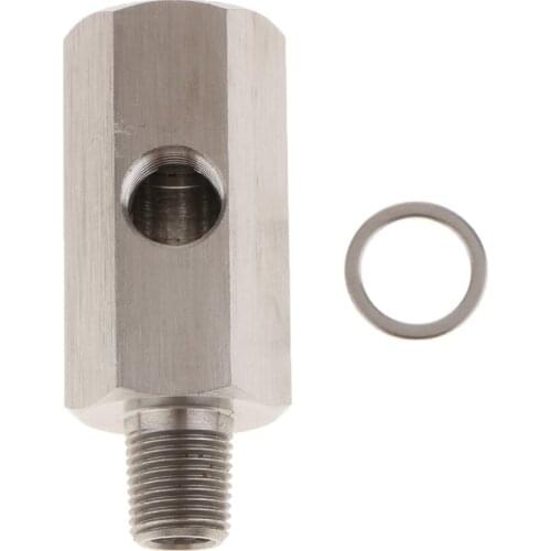 1/8' BSPT Oil Pressure Sensor Tee To NPT Adapter For Car Truck Highly Resistant To Corrosion