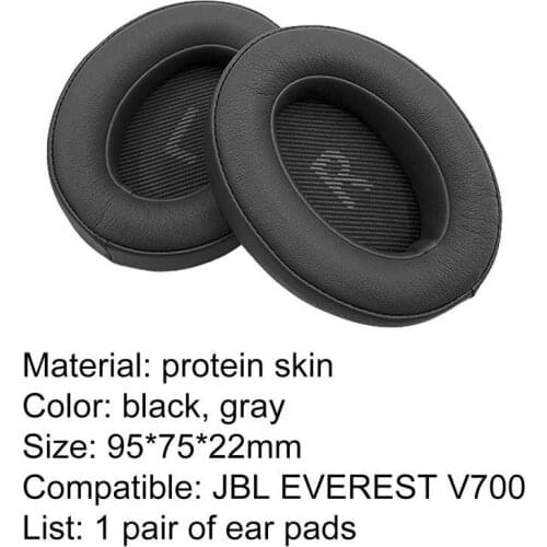 1 Pair Headset Covers Protective Wear-resistant Soft BT Gaming Headphone Ear Pads for JBL-EVEREST V700