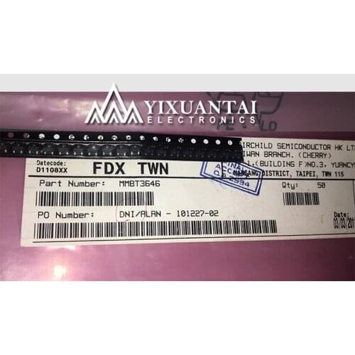 10-100pcs Free shipping 100% original MMBT3646 3646 23 SOT23