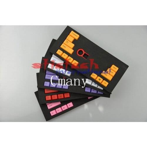 By dhl or ems 200pcs 14 Key Caps Multicolor ABS Mechanical keyboards Keycap with Key Caps Puller Remover Tool