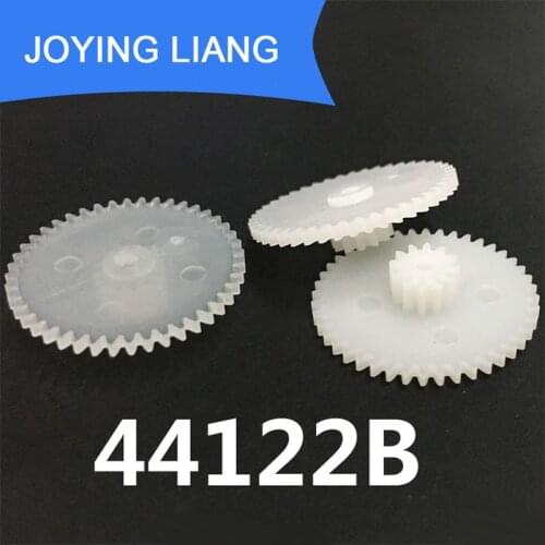 44122B 44122.5A 0.5M Gear OD=23mm 44 Teeth + 10 Teeth 2mm/ 2.5MM Steampunk Hole Double Plastic Gears 10PCS/LOT