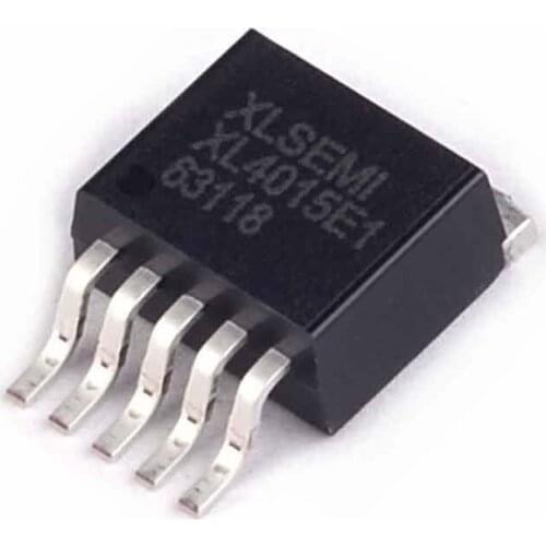 50pcs XL4015E1 5A 180KHz 36V Step-Down DC-to-DC Converter XL4015 TO-263