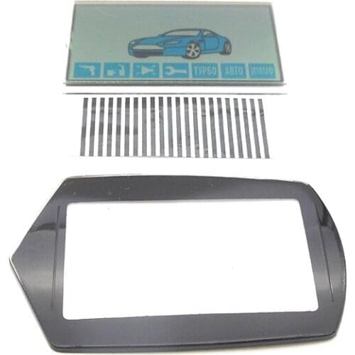 A61 LCD display flexible cable+ LCD keychain Glass for Starline A61 lcd remote controller A61 display with Zebra Stripes