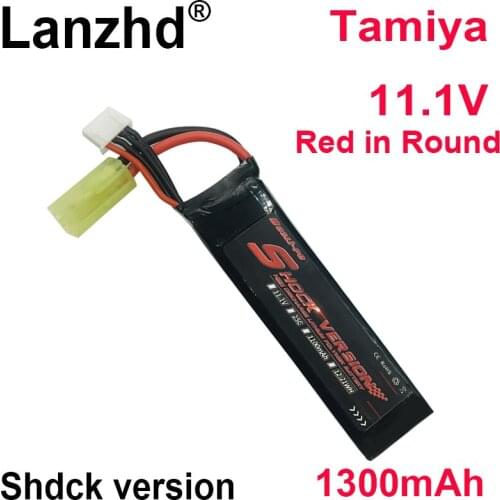 10PCS Shdck version 11.1V 1100mAh Lipo Battery Tamiya for Water Gun Mini Airsoft BB Air Pistol Electric Toys Guns Parts batte
