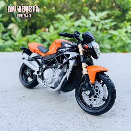 Bburago 1:18 MV Agusta Brutale S Factory Edition Static Die Cast Vehicles Collectible Motorcycle Model Toys