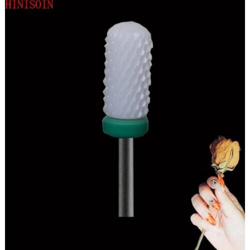 White Ceramic-10 Pcs/Lot- Nail Drill Bit - Small Rounded Top Bit - (0025.060)