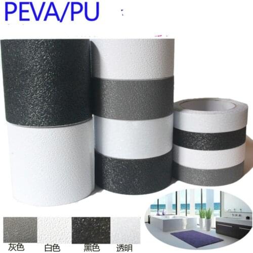 Safe Anti Slip Stairs Tapes Harmless High Quality PEVA Rubber DIY Bathroom Anti Slip Stickers Non-slip Tape