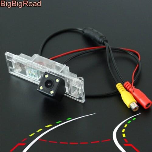 BigBigRoad For BMW X4 116i 640i F12 F13 2011 2012 2013 Car Intelligent Dynamic Trajectory Tracks Rear View CCD Camera Waterproof