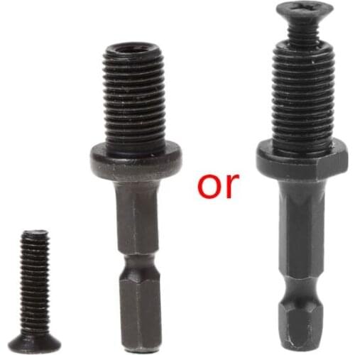 GXMA 1/4" 6mm Hex Shank Keyless Drill Bit Chuck Adapter Converter Quick Change Tool