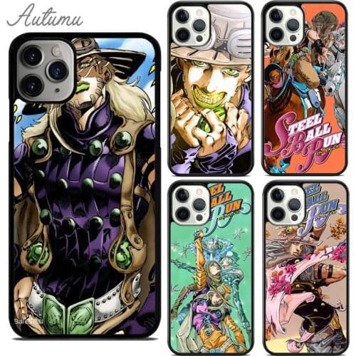 Gyro Zeppeli Jojo Steel Ball Run Phone Case for iPhone 11 12 Pro Max mini X XR XS SE 2020 5 6S 7 8 Plus Samsung S8 S9 S10 Cover