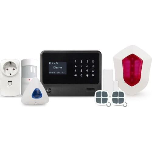 Hot Wireless Alarm System Support Android IOS APP Control GSM Alarm System WIFI Alarm System Work with 100 Smart Sockets