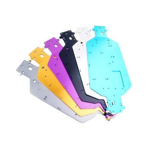 HSP 04001 Metal Aluminum Chassis Upgrade Parts For 1/10 RC Buggy Monster Truck 94111 94111 94170 94107 94118