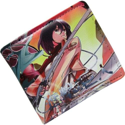 Anime Attack On Titan Short Wallet PU Leather Purse