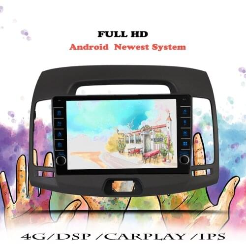 Multimedia Player For Hyundai Elantra 4 2006 2007 2008 2009 2010 2011 2012 Android 10 Auto Car Radio Navigation GPS DVD Cassette