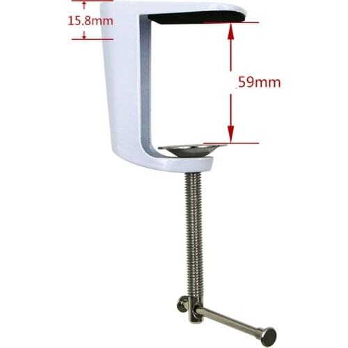 Set of 2 Adjustable Arm Clamp Table Lamp Clip Swivel Lock Clamp Holder 90mm