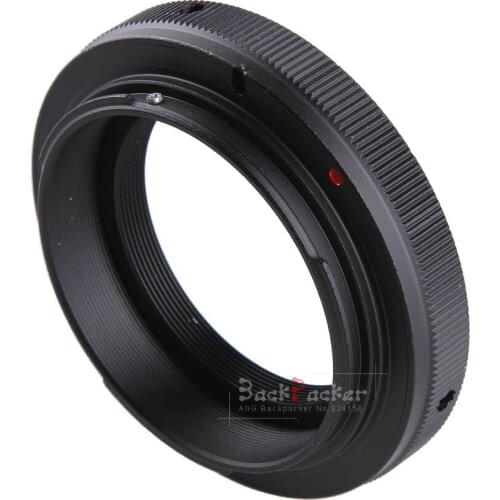 Wholesale 10pcs Camera lens Adapter Ring T2-E0S Aluminum For Canon E0S 5D 7D 50D 60D 500D 600D 700D T5i T4i