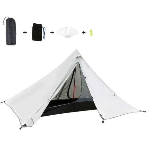 Camping Tent Outdoor Ultralight Double Layer Waterproof Beach Tent Outdoor Hiking Tent for Fishing Hunting Backpacking Traveling