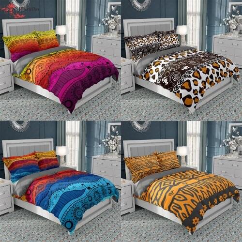 Nordic Ethnic Boho Bed Covers Bohemia Style Bedding Sets Single Full Twin King Queen Duvet Cover with Pillowcases For Adult Kids