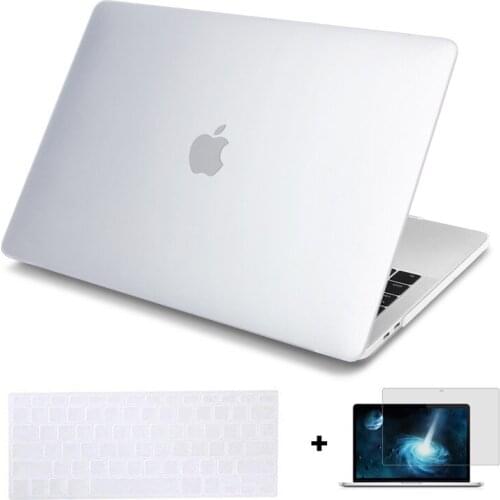 Transparent Crystal Case For Macbook Air Pro Retina 11 12 13 15 16 inch With Touch Bar/Touch ID 2019 A2141 A1932 A1989 A2159