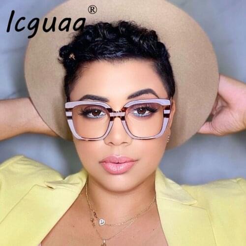 Luxury Brand Designer Eyelasses Women Square ryAnti Blue Light Glasses Goggles Eye Protection Fashion Eyewear Optical Frame