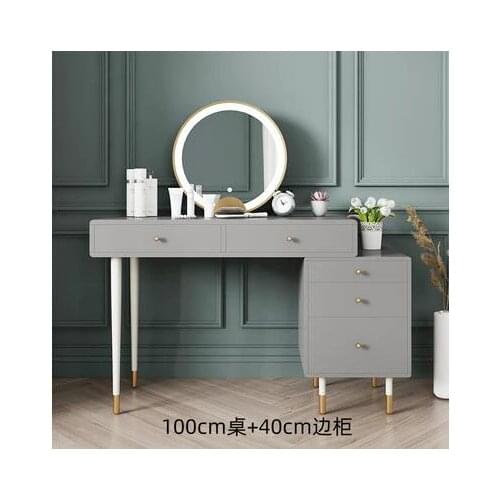 Light luxury dressing table storage cabinet integrated dressing table female bedroom modern minimalist multifunctional Nordic dr