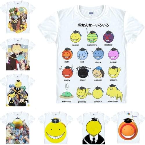 Assassination Classroom Teachers Koro-sensei Students Nagisa Shiota T Shirt Cosplay Costumes Mens Japanese Famous Anime T-shirt