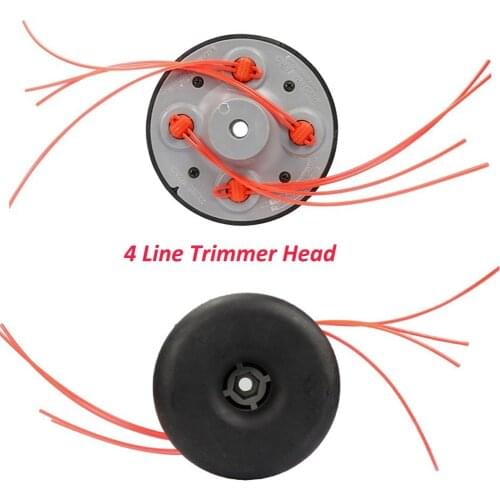 Universal 4 Line Trimmer Head Gasoline Lawn Mower Brush Cutter Head Replacement Part