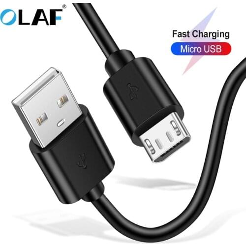 Olaf USB cable 1M /2M/3M Micro USB cable fast charging data sync cable for Samsung Xiaomi Huawei LG HTC Microusb Charger cables