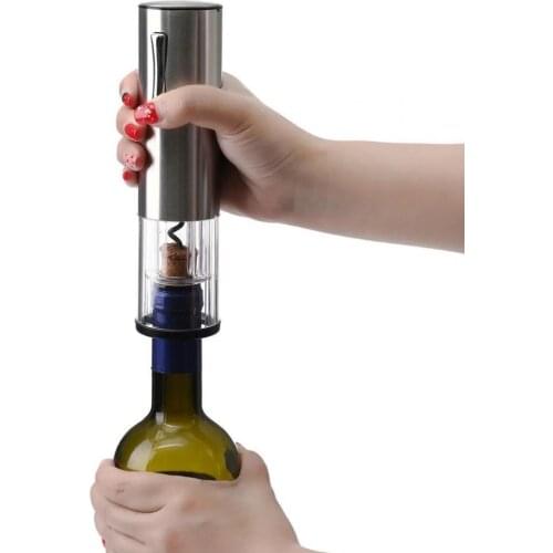 Wine Accessories Automatic Corkscrew Electric Rechargeable Stainless Steel Creative Wine Bottle Opener for Home Bar Tool