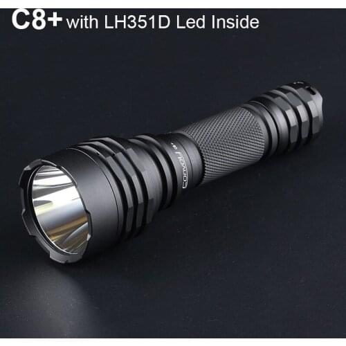High Powerful Flashlight 18650 Convoy C8 Plus with LH351D Led Linterna Flash Torch Light Camping Fishing Lantern Work Bike Lamp