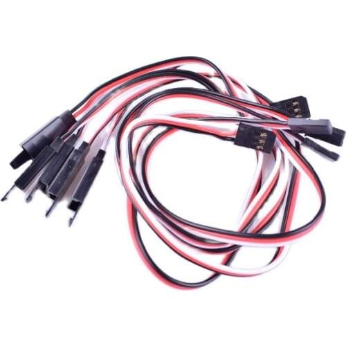 5PCS Servo Extension Lead Wire Cable for RC Futaba JR various 22AWG 100/150/200/300/700mm lengths