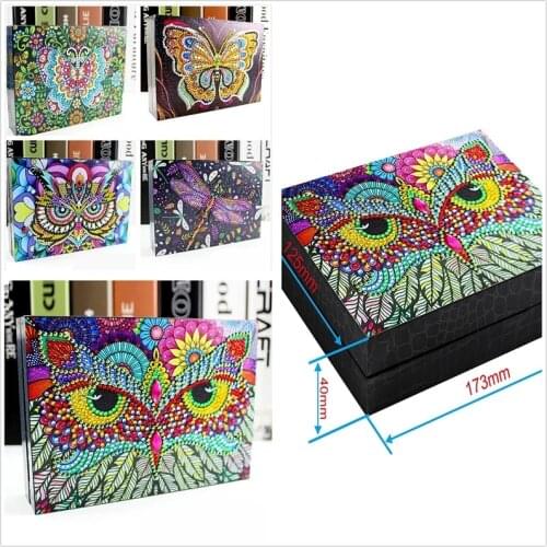 5D Diy Diamond Mosaic Makeup Box Animal Diamond Painting Embroidery Kits Shiny Special Beads Christmas Gift Diamond Crafts