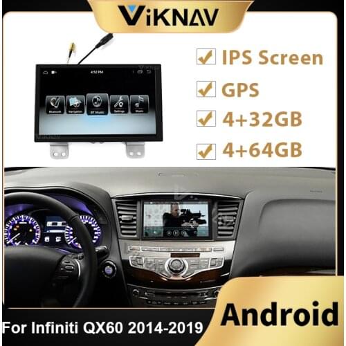 2din Android autoradio car radio DVD player For Infiniti QX60 2014-2019 car stereo multimedia player GPS navi