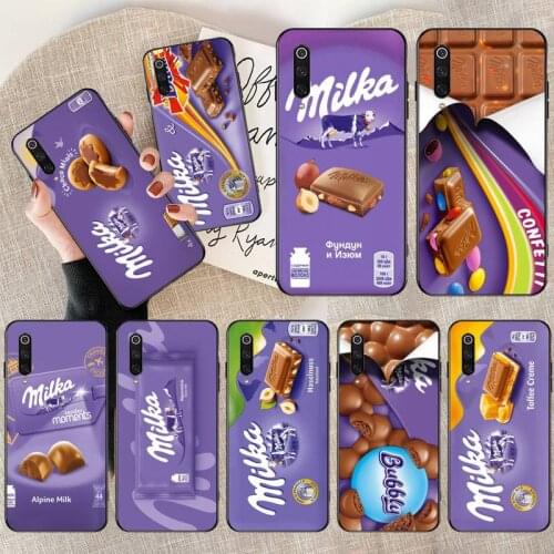 Chocolate Milka Box Phone Cases for Xiaomi Mi Note 10 Lite Mi 9T Pro xiaomi 10 10 CC9 Pro 9SE