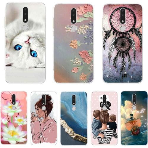 Case for Nokia 3.1 case cover soft tpu silicone phone housing shockproof Nokia 3.1 Coque bumper cute cat