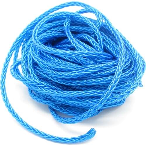 DIY 7N Pure single crystal copper 8 Shares 152 Cores Replacement Audio Cable Earphone Maintenance Wire Earphone Wire