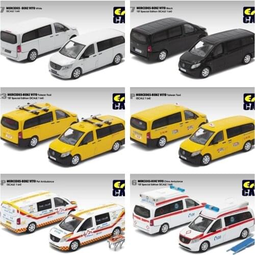 Era Car 1:64 VITO Van China Ambulance balck / white / yellow HK Unit Police Dog Patrol Mode Diecast Model Car