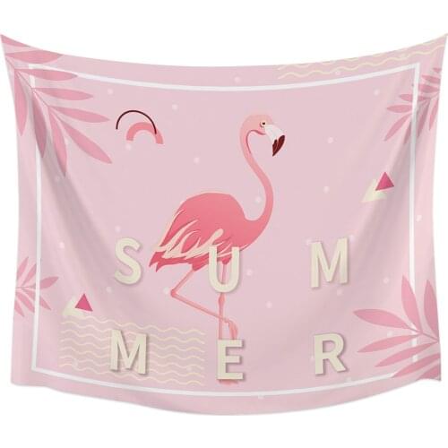 Flamingo Animal Tropical Birds Tapestry Wall Hanging Home Wall Decor Blanket Bedroom Tapestry Yoga Mat