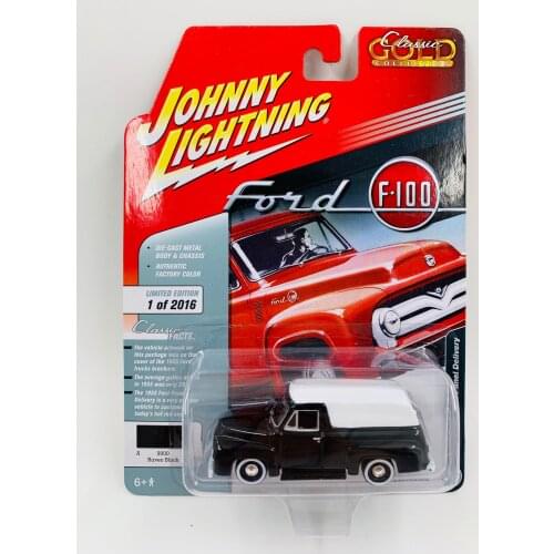 Johnny Lightning 1:64 FORD F100 Diecast Collection of Die-casting Simulation Alloy Model Children Toys