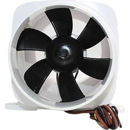 Marine Blower 4in 12V In-Line Ventilation Fan Turbo Bilge Boat Parts 270CFM
