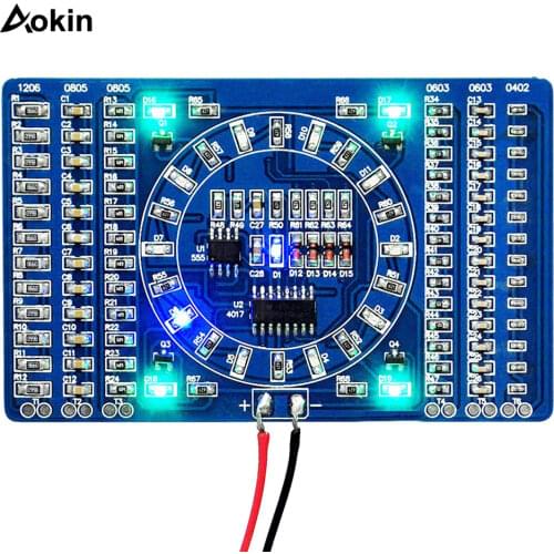 DIY Kit Learning Training Suite SMD LED Welding Practice Soldering Skill Training Board