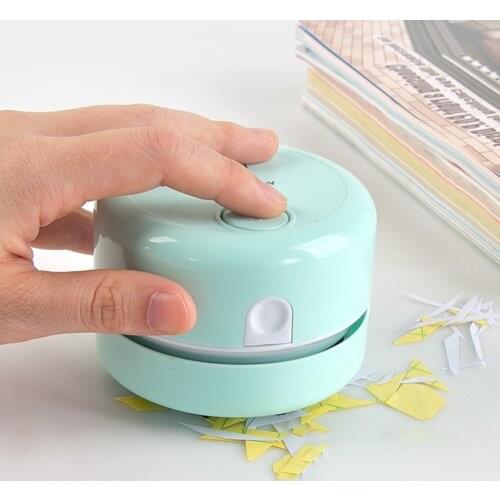 Desktop Vacuum Desk Dust Cleaner Mini Table Dust Vaccum Cleaner, Strong Cleaner for Cleaning Dust, Hairs, Crumbs, Scraps