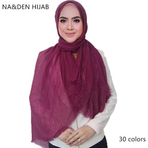 NEW Solid viscose fringe Hot drilling process scarf High Quality muslim women hijab wraps bandana scarves 10pcs/lot Hot Sale