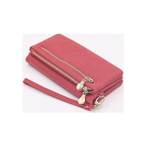 New style wallet long men wallet zipper soft wallet mobile phone wallet multifunctional PU waterproof high quality unisex wallet