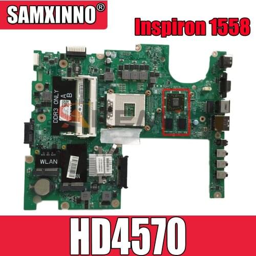 Original Laptop motherboard For DELL Inspiron 1558 1557 HD4570 Mainboard CN-0TR557 0TR557 DA0FM9MB8D1 HM57 216-0728018