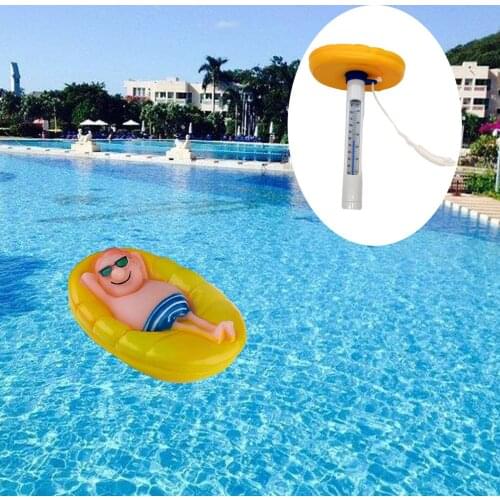 Durable Floating Pool Thermometer, Swim Pool Water Thermometer Temperature Checker Indicator for Swimming Pools Bathtub