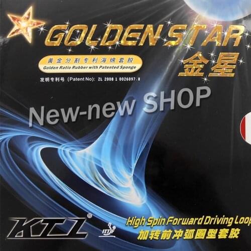 KTL GOLDEN STAR High Spin Forward Driving Loop Table Tennis Rubber for racket paddle pingpon