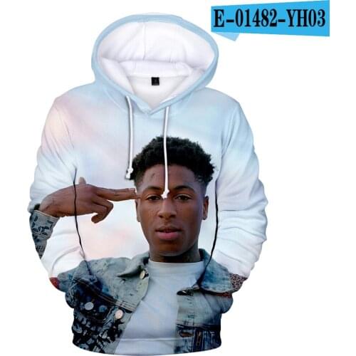 Trendy Harajuku Youngboy 3D Hoodies Sweatshirts Men/Women Young People Long Sleeve Hoodie Fashion Casual Sweatshirt Pullovers
