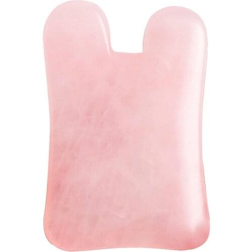 TCMHEALTH Gua Sha Facial Scraping Jade Stone Body Massage Tool SPA Therapy Antistress Massage For Neck Back