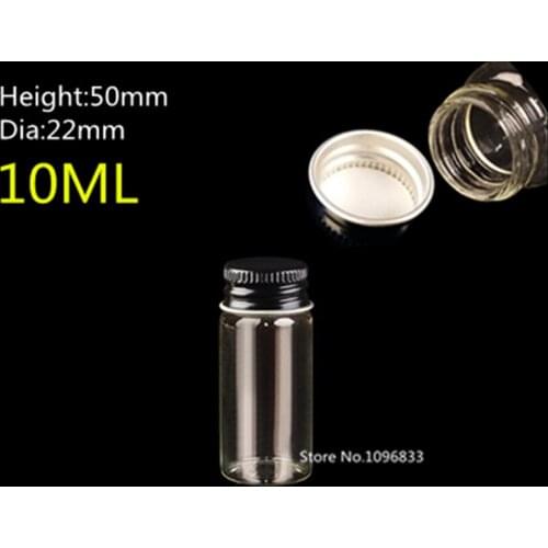 Pack of 24 Mini Clear Glass Jars Bottles with Lid Amber Mini Glass Bottle Amber Sample Vial Small Essential Oil Bottle 10ml